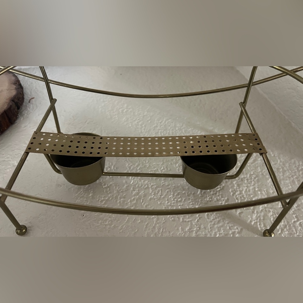 Vintage Pyrex Constellation Atomic Starburst Divided Dish Lid & Warming Stand - Picture 6 of 7